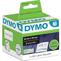 Prodotto Etichette DYMO Permanenti - 101x54 mm